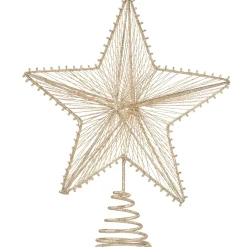 Baumspitze Weihnachtsstern, Champagner