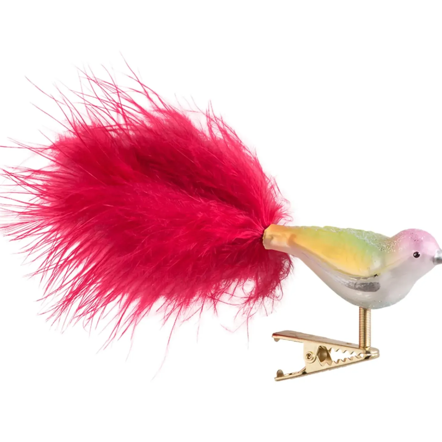 Glasvogel Silber-Pastell