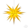Herrnhuter Papierstern, Gelb, 70Cm