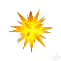 Herrnhuter Stern Gelb, 13Cm, Kunststoff