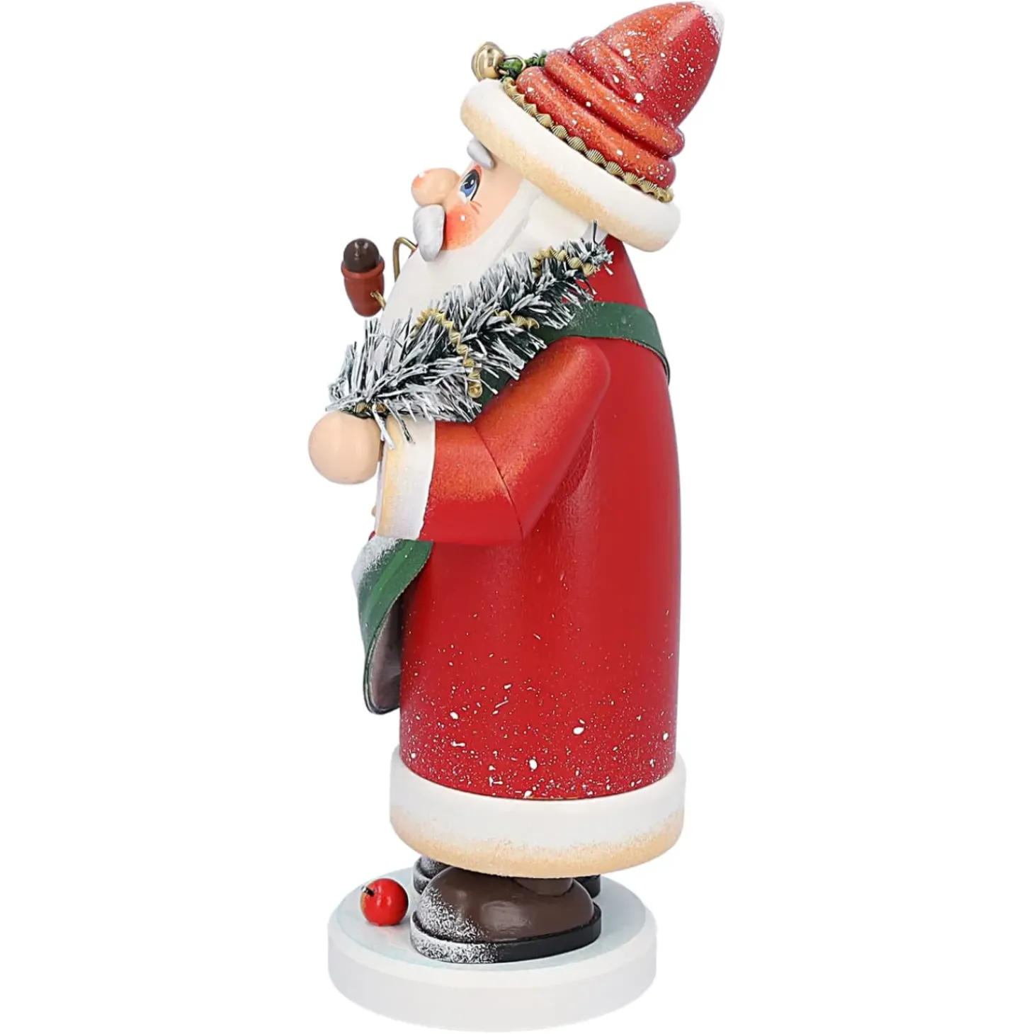 Holzknoddl "Nostalgischer Weihnachtsmann", Rauchermannchen