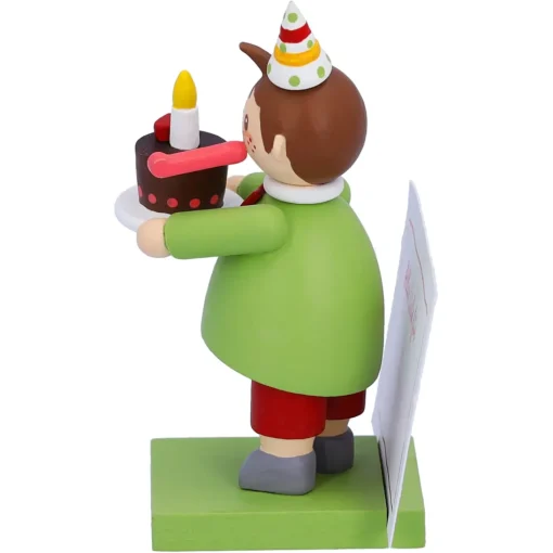 Junge Mit Torte "Herzlichen Gluckwunsch"