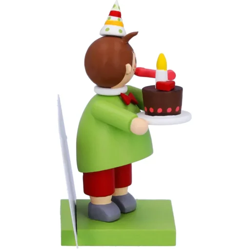 Junge Mit Torte "Herzlichen Gluckwunsch"