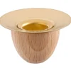 Kerzenhalter, Natur, R 28 Mm, H 15 Mm