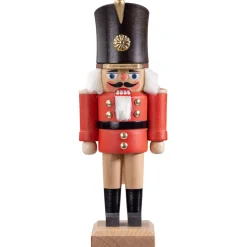 Nussknacker "Gardesoldat", Rot/Lasiert, 20,5 Cm
