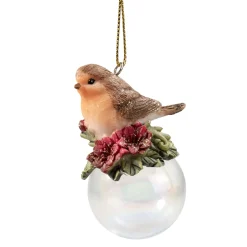 Rotkehlchen Auf Kugel