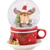 Schneekugel "Tasse Mit Elch"