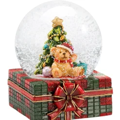 Schneekugel "Teddys Geschenk"