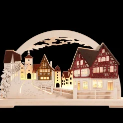 Schwibbögen "Rothenburg Plonlein", 115 V Mit Usb A-Anschluss