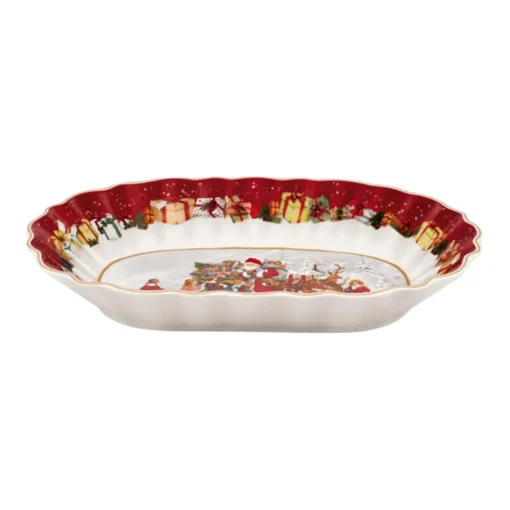 Toy'S Fantasy Grose Schale Oval, Santa Und Kinder
