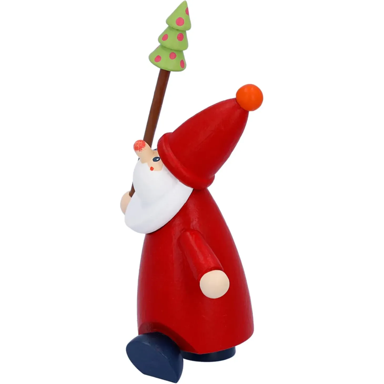 Weihnachtsmann Mit Tannenbaum