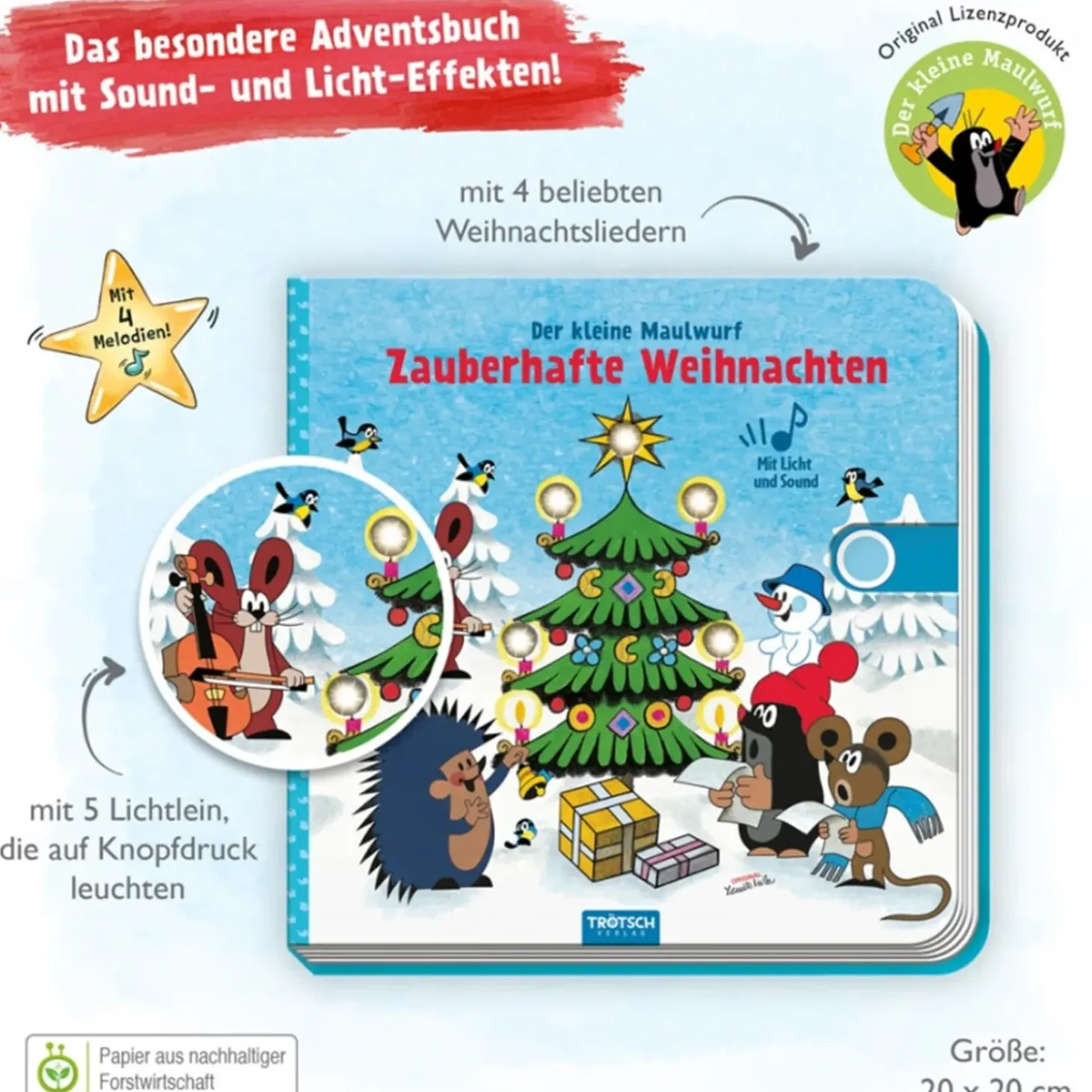 Weihnachts-Soundbuch "Der Kleine Maulwurf"