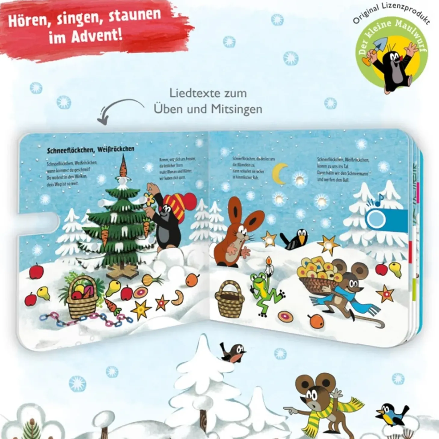 Weihnachts-Soundbuch "Der Kleine Maulwurf"